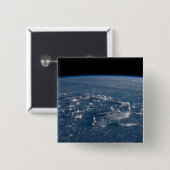 Schaduwen van wolken over het Filipijnse Zee Vierkante Button 5,1 Cm (Voorkant /achterkant)