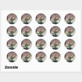 Schaduwgeest Ronde Sticker (Vel)