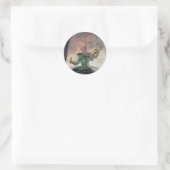 Schaduwgeest Ronde Sticker (Tas)