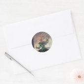 Schaduwgeest Ronde Sticker (Envelop)