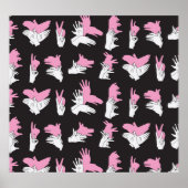 schaduwhandpatroonontwerp poster (Voorkant)