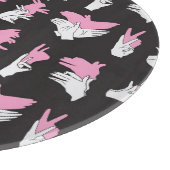  schaduwhandpatroonontwerp snijplank (Hoek)