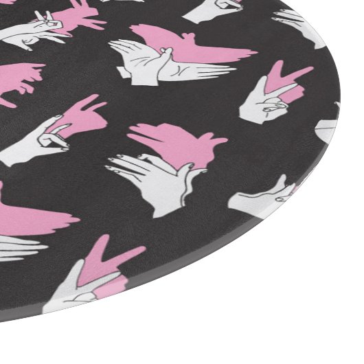  schaduwhandpatroonontwerp snijplank (Hoek)