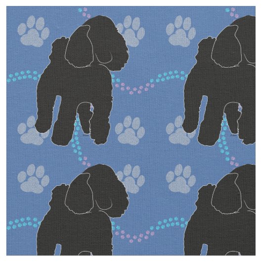 Schaduwhonden - Poodle v3 Stof (Close Up)