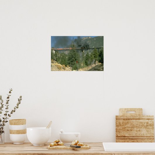 Schaduwlocomotief nr. 14 kruist het loopvlak bij G Poster (Keuken)