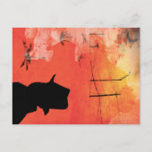 schaduwman briefkaart (Voorkant)