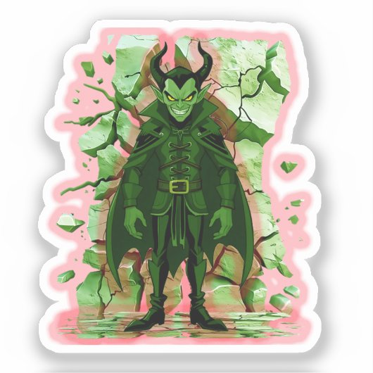 Schaduwmeester Sticker (Voorkant)