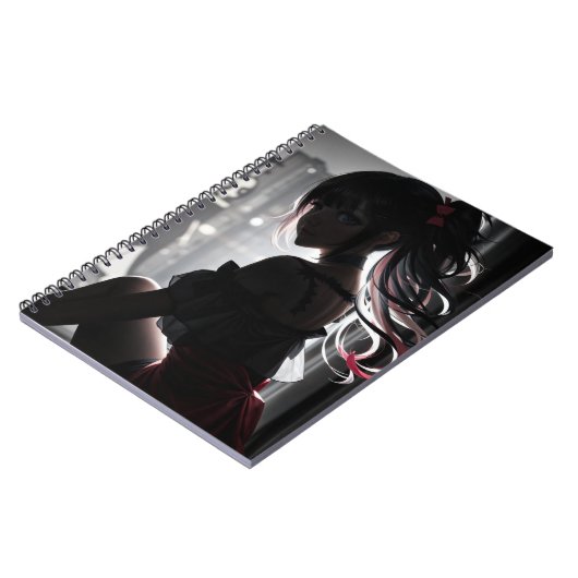 Schaduwmeisje Spiral boek Notitieboek (Linkerzijde)