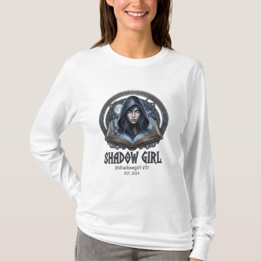 schaduwmeisje t-shirt (Voorkant)