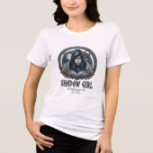 schaduwmeisje Tri-Blend shirt (Voorkant)