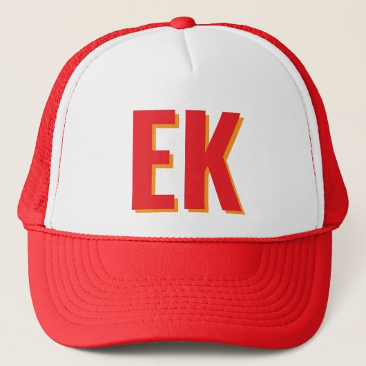 Schaduwmonogram Beach Bachelorette Party Favoriete Trucker Pet (Voorkant)