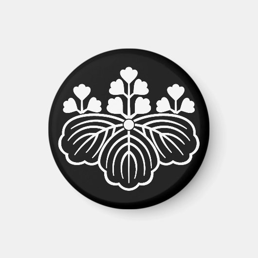 Schaduwpijltje met 5-3 bloemen magneet (Voorkant)