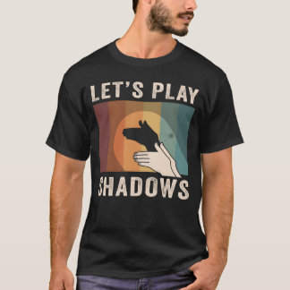 Schaduwpoppenkast poppenshow kunst jongen t-shirt