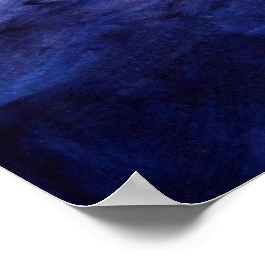 Schaduwreizen — Violet & Indigodruk Poster (Hoek)