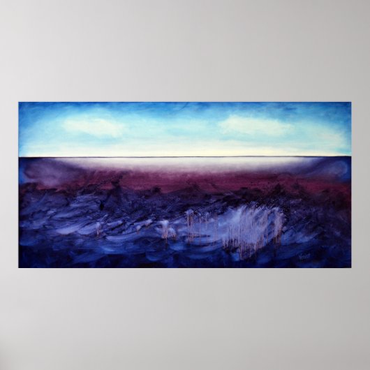 Schaduwreizen — Violet & Indigodruk Poster (Voorkant)