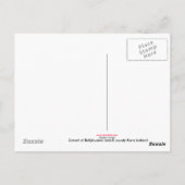 schaduwrennen briefkaart (Achterkant)