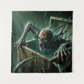 Schaduwrijke doos van horror wandkleed (Voorkant)