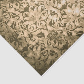 Schaduwrijke en heldere gouden damast naadloos pat tissuepapier (Detail)