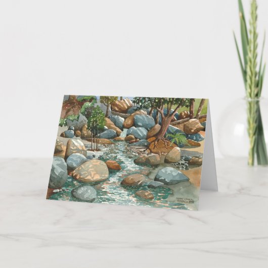 Schaduwrijke Kreek, de Stad CA van Nevada Kaart (Voorkant)