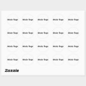 Schaduwrijke Logic-Sticker 2 Ronde Sticker (Vel)