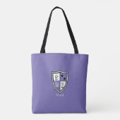 Schaduwrijke Universiteit Afgestudeerde maagdenpal Tote Bag (Achterkant)