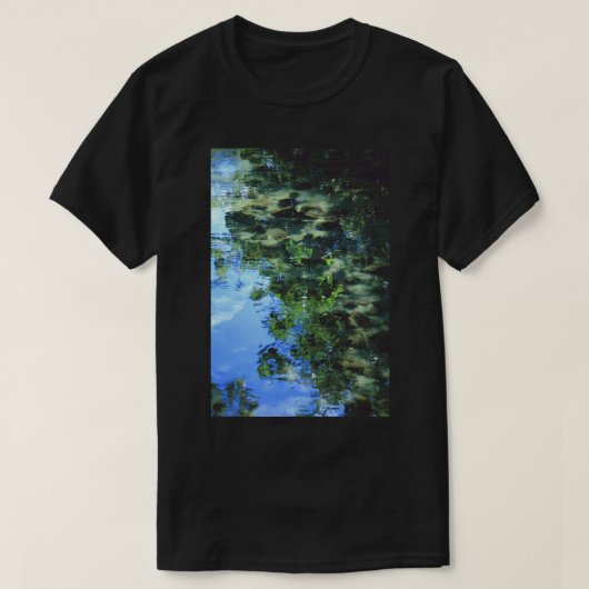 Schaduwschildpad natuur art beauty t-shirt (Design voorkant)