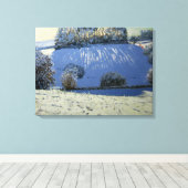 Schaduwveld bij Youlgrave Derbyshire Canvas Afdruk (Insitu (Houten vloer))