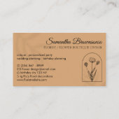 Schaduwventiel voor karamel Plant Visitekaartje (Achterkant)