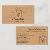 Schaduwventiel voor karamel Plant Visitekaartje (Voorkant / Achterkant)