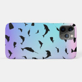 Schaduwvis haai walvis gradiënt kleurrijk sterrens Case-Mate iPhone case (Achterkant (horizontaal))