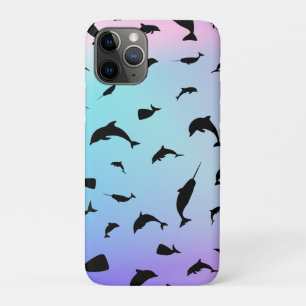 Schaduwvis haai walvis gradiënt kleurrijk sterrens Case-Mate iPhone case