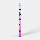 Schaduwvis haai walvis gradiënt kleurrijk sterrens samsung galaxy hoesje (Rechterkant)