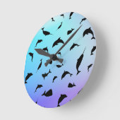 schaduwvis haai walvis gradiënt regenboog oceaan ronde klok (Hoek)