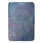 Schaduwvis haai walvis op gradiënt melkwegstelsel badmat (Voorkant Verticaal)