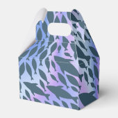 Schaduwvis Haai Walvis op gradiënt melkwegstelsel Bedankdoosjes (Achterkant)