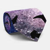 Schaduwvis haai walvis op gradiënt melkwegstelsel stropdas (Opgerold)