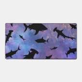 schaduwvishaai op gradiëntmelkweg bureaumat (Voorkant)