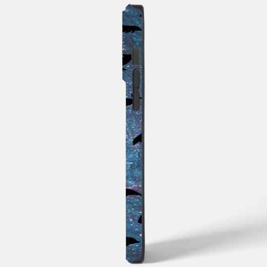 schaduwvishaai op gradiëntmelkweg Case-Mate iPhone case (Achterkant / Links)