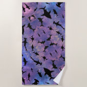 schaduwvishaai op gradiëntmelkweg strandlaken (Voorkant)