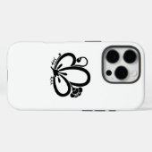 Schaduwvlinder-vormige pruimenbloesem Case-Mate iPhone case (Achterkant (horizontaal))