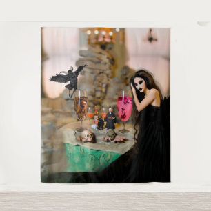 Schaduwwerk Occult Dark Witchy Recovery AI Art Wandkleed