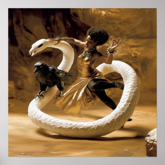 Schaduwwerk Occult Recovery AI Art Matte Value Poster (Voorkant)