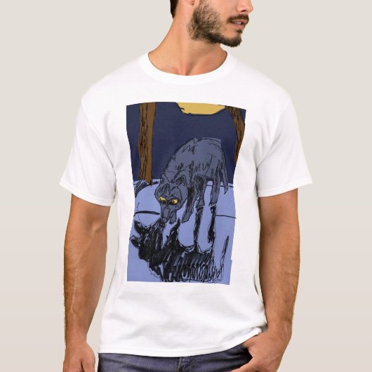 schaduwwolf en zon t-shirt (Voorkant)