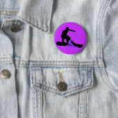 schaduwzijde. ronde button 5,7 cm (In situ)