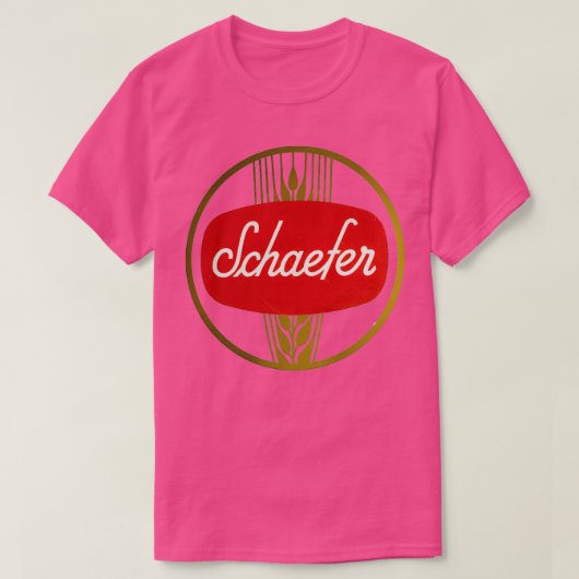  Schaefer Beer FampM Schaefer Brewing Co Ne T-shirt (Design voorkant)