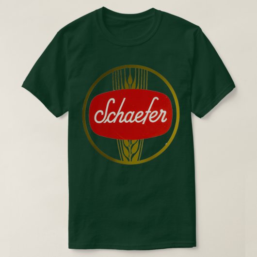  Schaefer Beer FampM Schaefer Brewing Co Ne T-shirt (Design voorkant)