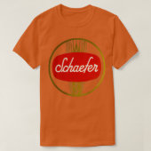 Schaefer Beer FampM Schaefer Brewing Co Ne T-shirt (Design voorkant)