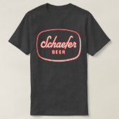 Schaefer Beer FampM Schaefer Brewing Co Ne T-shirt (Design voorkant)