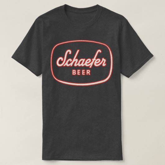  Schaefer Beer FampM Schaefer Brewing Co Ne T-shirt (Design voorkant)