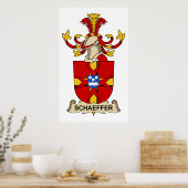 Schaeffer Family Crest Poster (Keuken)